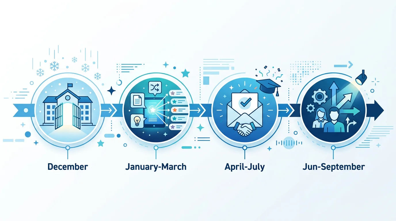 Calendrier des phases Parcoursup 2026 avec dates clés