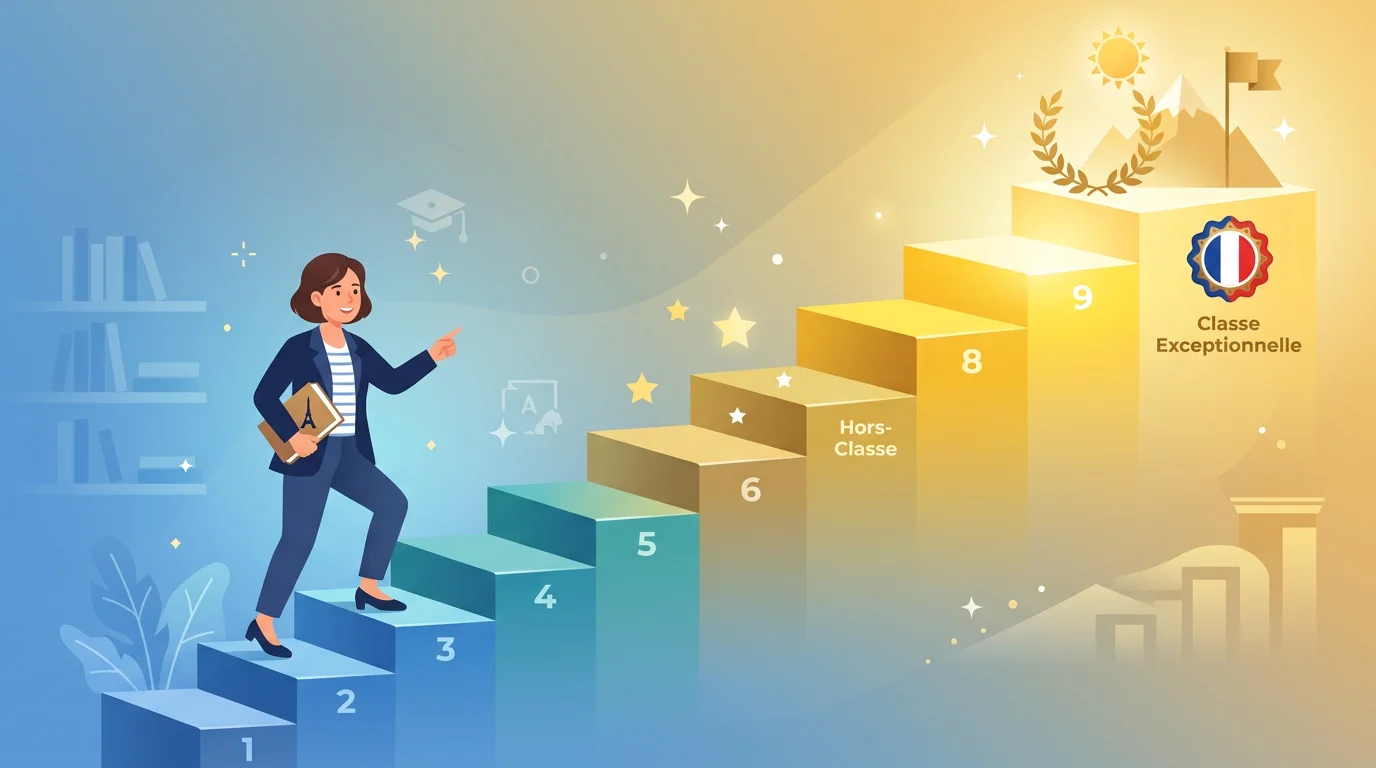 Évolution du salaire et de la carrière du professeur des écoles