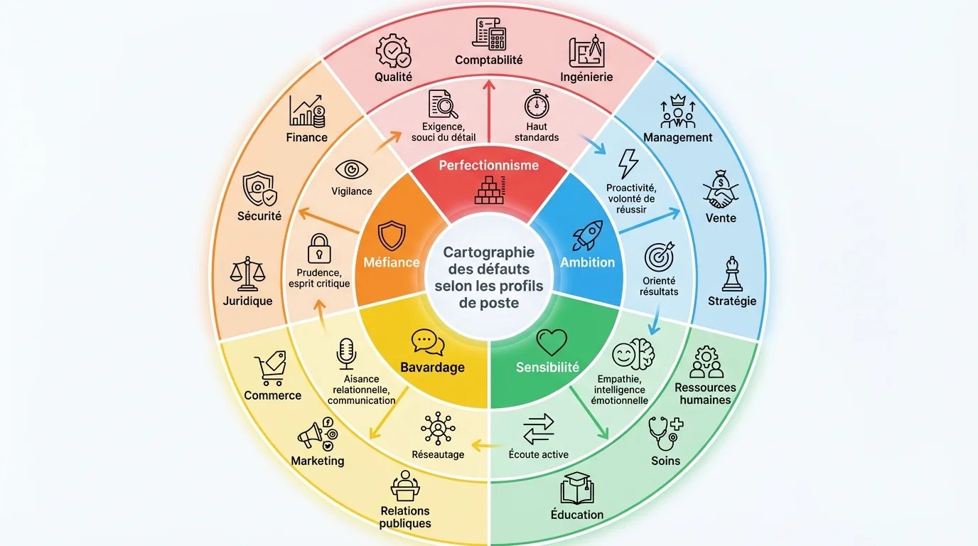 Cartographie des défauts selon les profils de poste